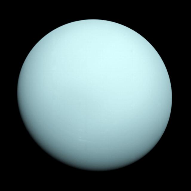Imagem do planeta Urano visto pela NASA Voyager 2, em 1986, ilustrando artigo sobre o significado de Urano no mapa astral