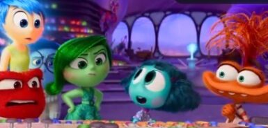 Reprodução de trecho do trailer da animação Divertidamente 2, que apresenta novas emoções como a inveja e a ansiedade (os dois últimos personagens da imagem. Entenda como é vista a inveja na astrologia