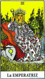 Arcano da Imperatriz no tarot Rider-Waite-Smith