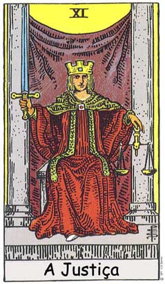 A Justiça no Tarot - Luz e Sombra